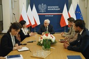  - Spotkanie Wojewody Dolnośląskiego z nową Ambasador Gruzji